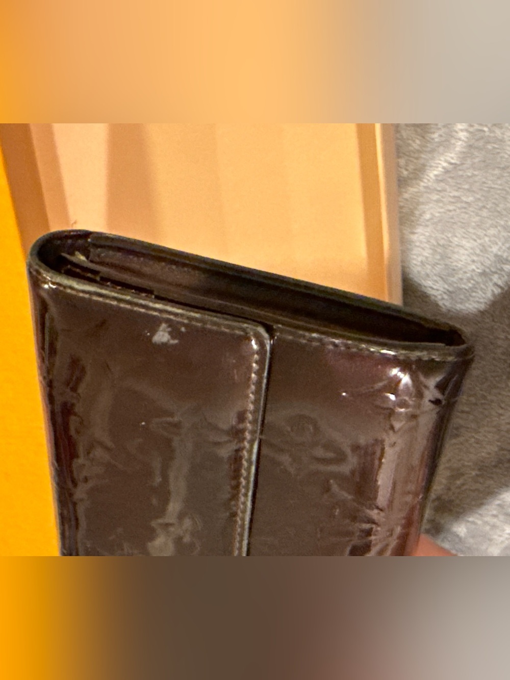 Louis Vuitton LV Vernis long snap wallet with box - Picture 2 of 6